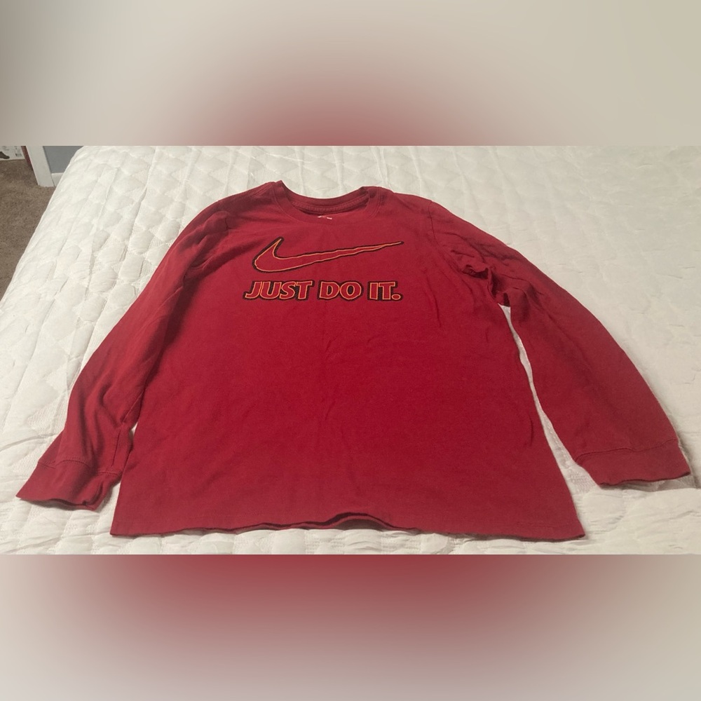 Nike Red Boy’s Long Sleeve Shirt